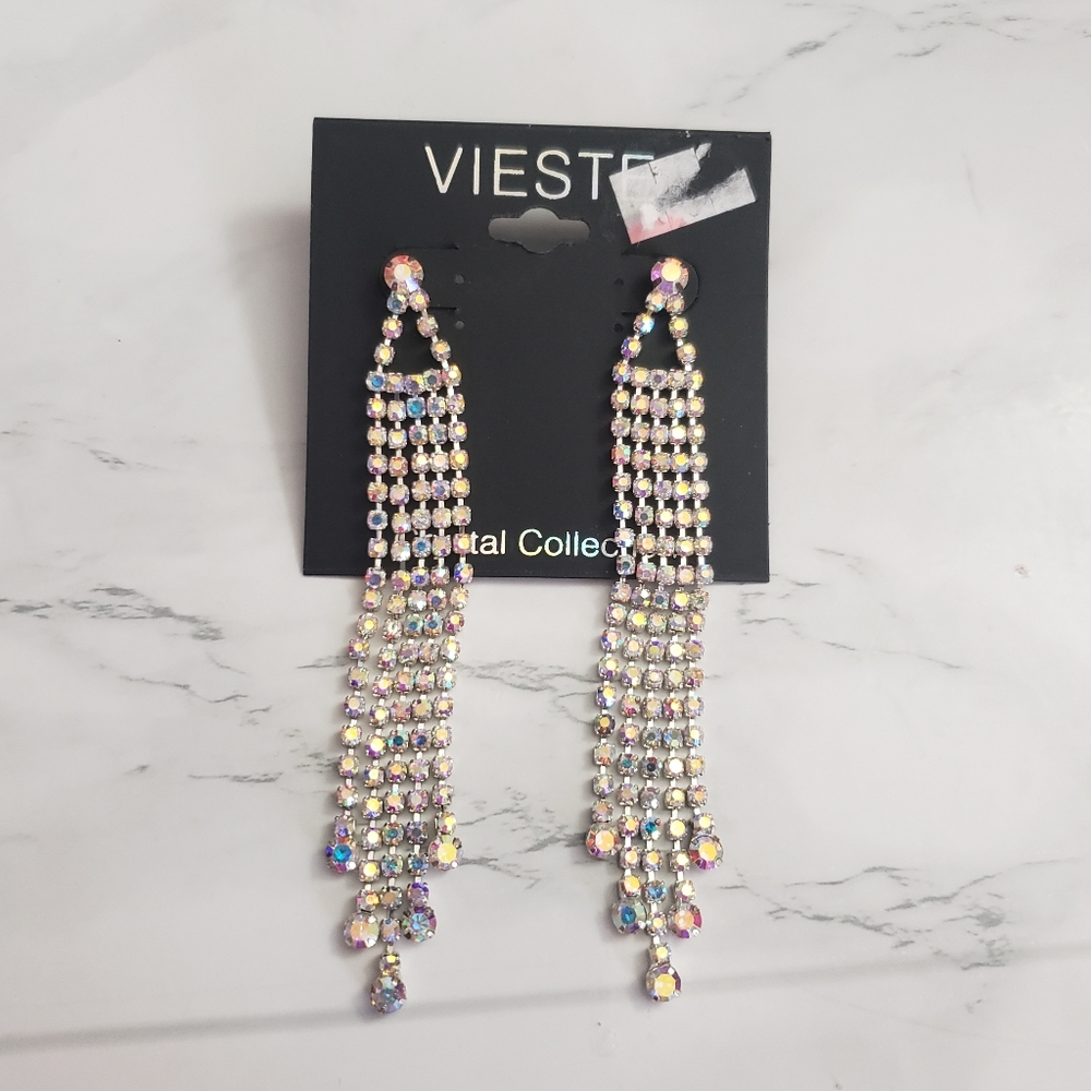 Vieste Multicolor Crystal Earrings